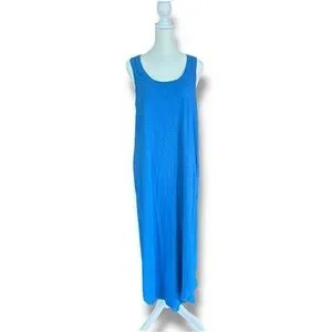 white christmas dresses Easy Going Cotton Slub Dress in Tango main image 0